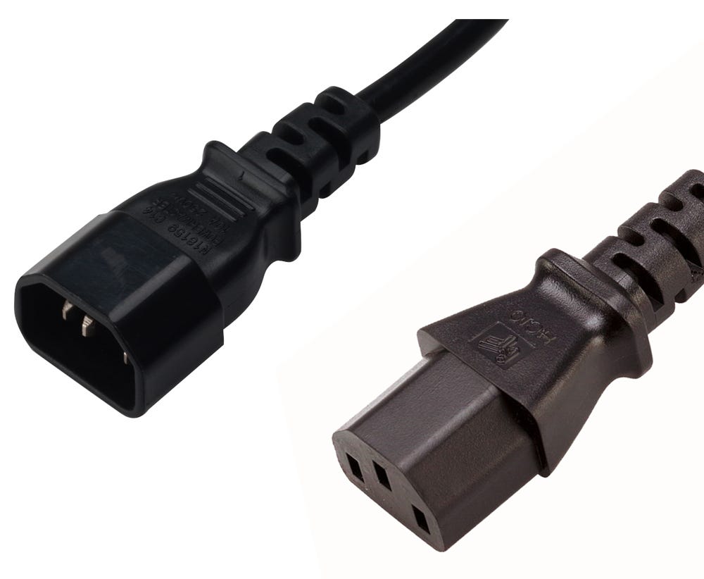 Cabac CABLE POWER IEC C13 TO C14 2M 40IECMF2