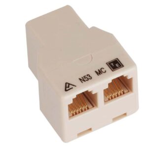 Cabac COUPLER RJ12 T F-F-F ADAPTOR 40RJ12FFF