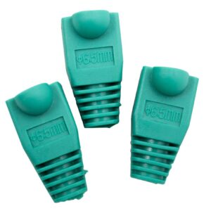Cabac STRAIN RELIEF BOOT RJ45 GREEN PK10 42BTGN-X