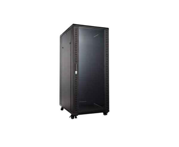 White 24ru Rack Cabac CABAC R19 RACK 24RU 600W 1000D 1255H CABR24RU1-S