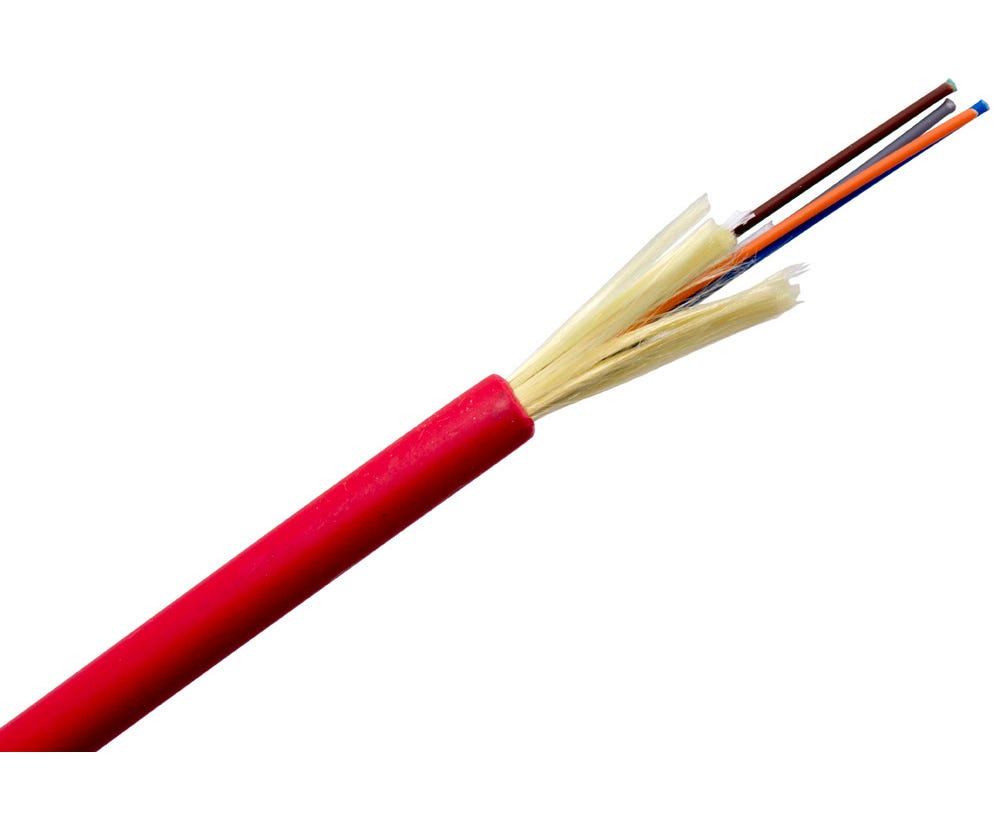 MSS Fibre 6F INDOOR/OUTDOOR RISER CABLE OM3 RED CAB-IOR-06-MM3-RD