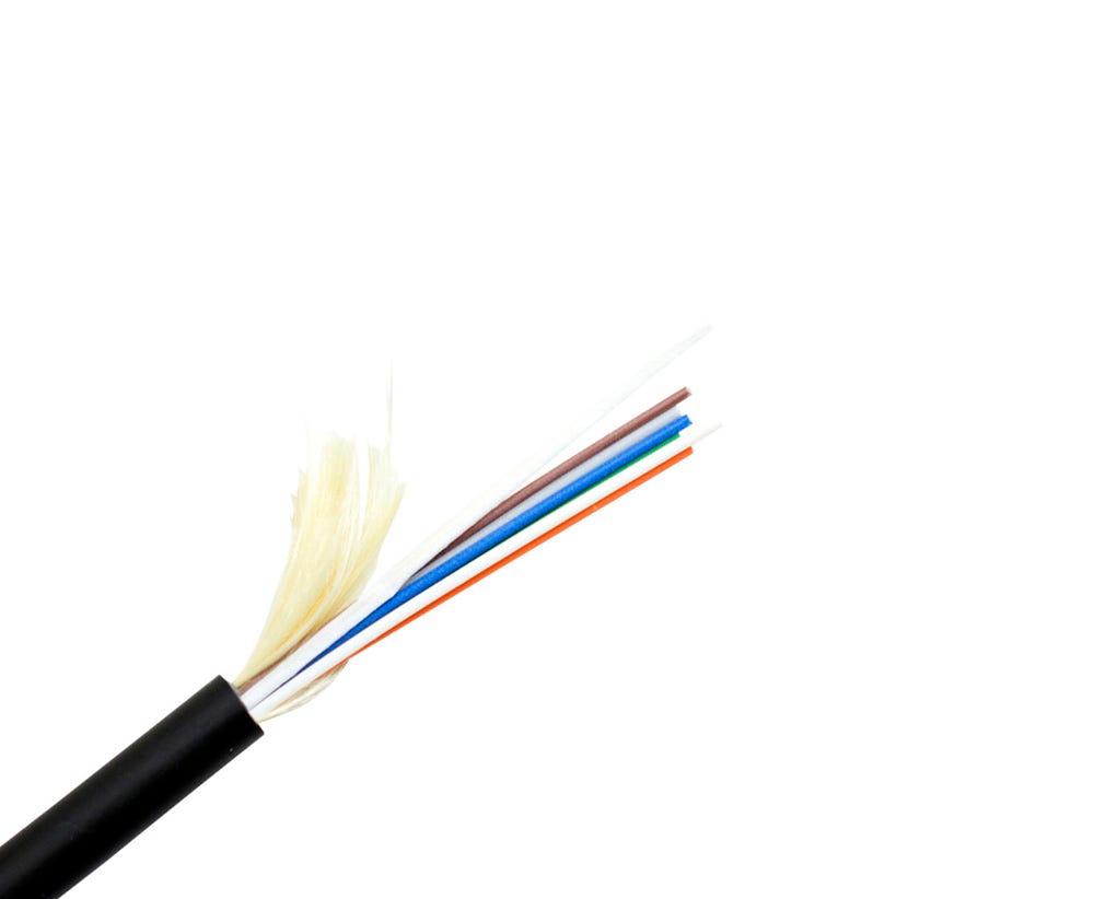 MSS Fibre 6F INDOOR/OUTDOOR RISER CABLE SM BLACK CAB-IOR-06-SM