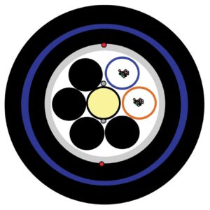 MSS Fibre 6F LOOSE TUBE CABLE SM SAC SHEATH CAB-LT-06-SMSS