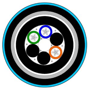 MSS Fibre 48F LOOSE TUBE SM ARMOUR PE/CST/PEnYLON CAB-LT-48-SMCST