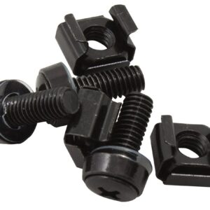 No Brand CAGENUT M6 BLACK 40PK CAGENUT-40