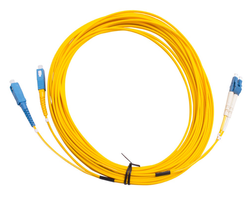MSS Fibre SC-LC DUPLEX SM PATCHLEAD 20 MTR DSCLC20M-SM