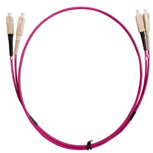 MSS Fibre SC-SC DUPLEX OM4 PATCHLEAD - 2 MTR DSCSC2M-MM4