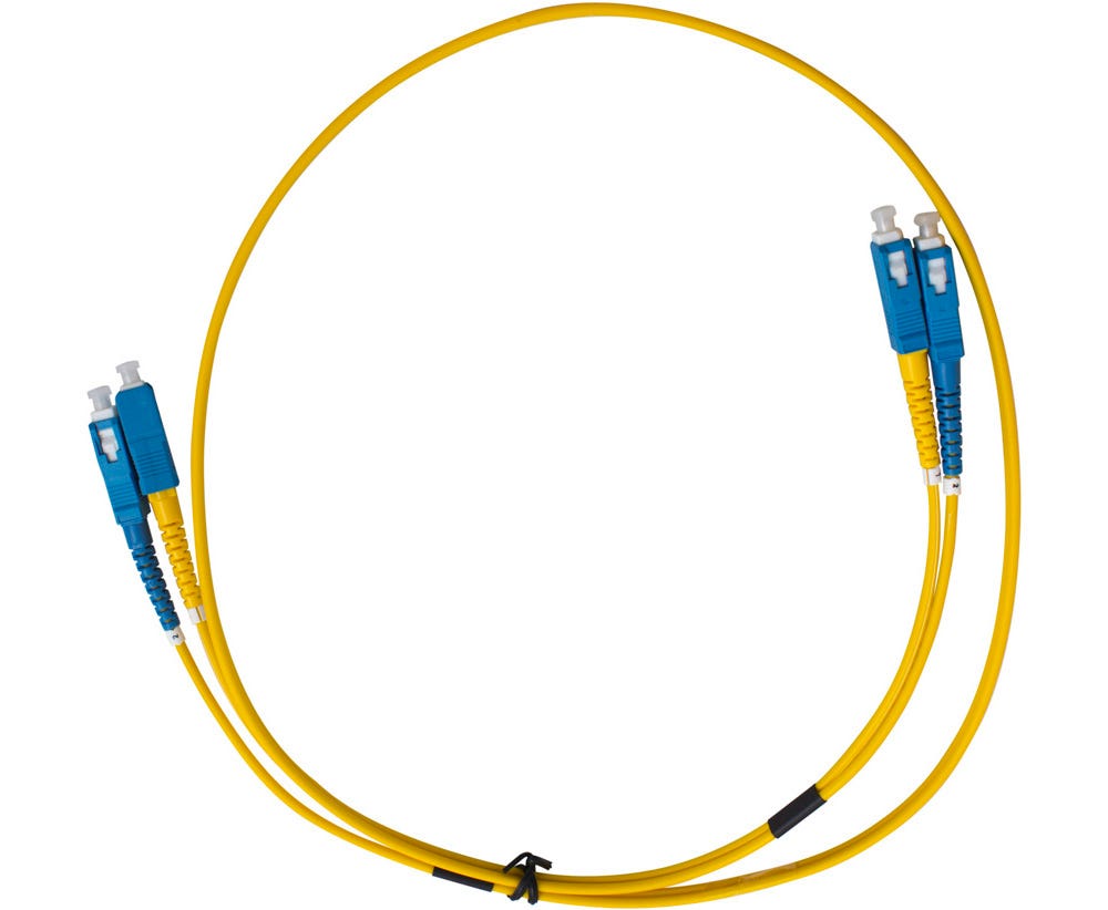 MSS Fibre SC-SC DUPLEX SM PATCHLEAD 2 MTR DSCSC2M-SM