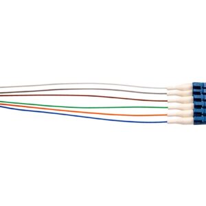 MSS Fibre LC OS1/OS2 SM PIGTAILS - 900UM 2M C6PK PLC2M/900-SMC6