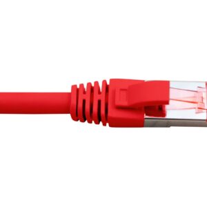 Cabac CAT6A SHIELDED RED PATCH LEAD 1M PLC6ARD1