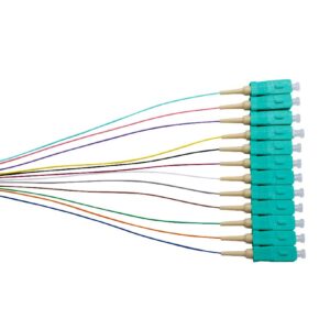 MSS Fibre SC OM3 50UM PIGTAILS - 900UM 2M C12PK PSC2M/900-MM3-C12