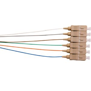 MSS Fibre SC OM4 50UM PIGTAILS - 900UM 2M C6PK PSC2M/900-MM4-C6