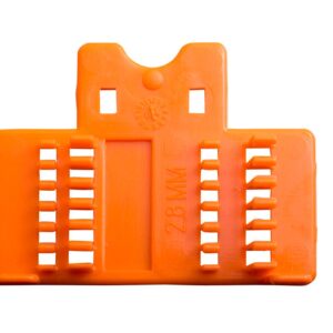 MSS Fibre 12 FIBRE 2.8MM SPLICE HOLDER ORANGE SPLICE-CONE-OR