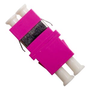 MSS Fibre LC MULTIMODE OM4 DUPLEX THRU-ADAPTOR THRU-LC-D-MM4 x 6