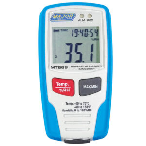Major Tech Temperature Data Logger, LCD Display MT669