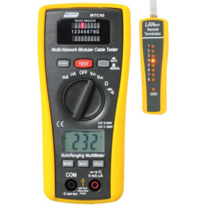 Major Tech 2-in-1 LAN Tester & Multimeter MTC50