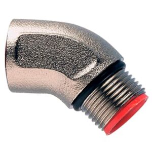 Adaptaflex SOLID NIC PLT BRASS 45 DEGREE ELBOW M32 B/M32/45