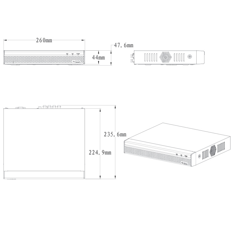 Watchguard Compact Series 16 Channel 8.0MP HDCVI Digital Video Recorder CVR16COM - Image 2