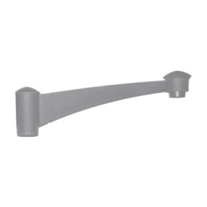 Fumagalli Pilar Pole Bracket - Single (Grey) FU-PIL-P1G
