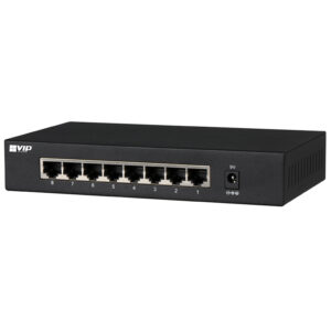 VIP Vision 8 Port Unmanaged Gigabit Ethernet Switch VSETH-SW8G