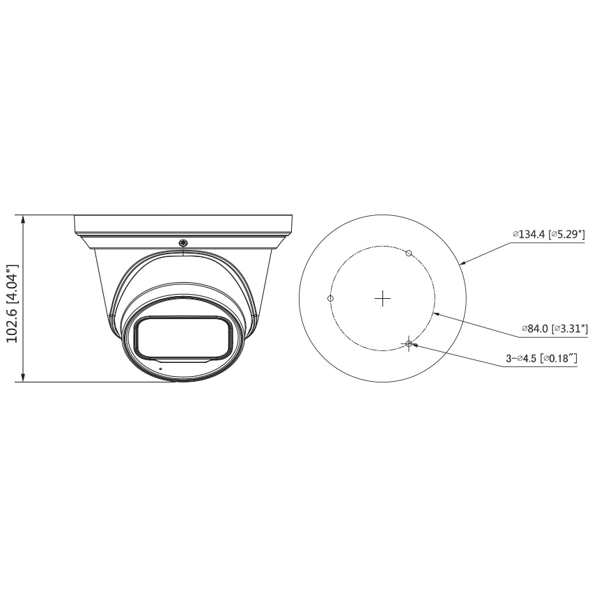 Watchguard Compact Series 4.0MP Motorised Turret Dome VSIPC-4DIRMG - Image 4