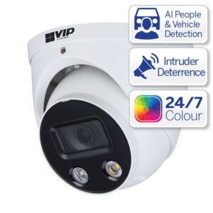 VIP Vision Professional AI Series 4.0MP Fixed Deterrence Turret VSIPP-4DG-ID