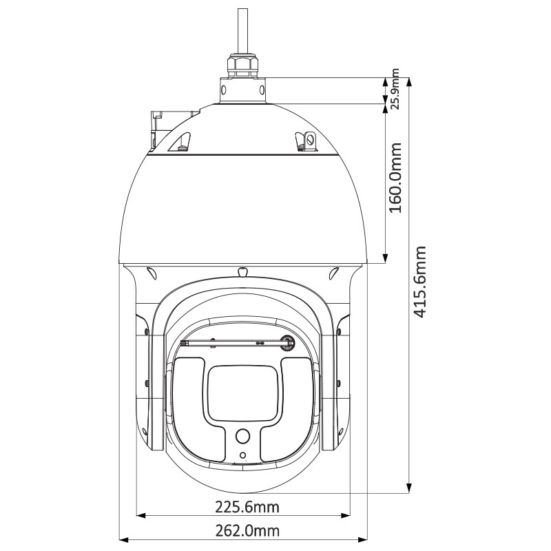 VIP Vision Ultimate AI Series 8.0MP Ultra Low Light 40x Zoom PTZ Dome VSIPPTZ-8IRU-I - Image 3