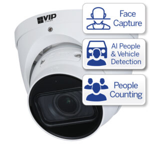 VIP Vision Ultimate AI Series 4.0MP Motorised Turret VSIPU-4DIRMG-I