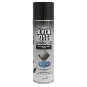 Balchan 400g Black Zinc Cool Galvanising Paint MMBA910
