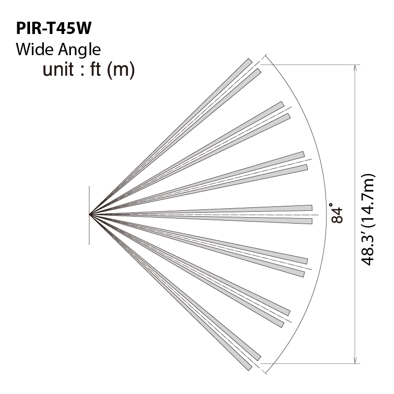 Takex Wide Angle PIR Sensor PIR-T45W - Image 2