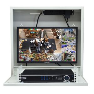 VIP Vision Vertical Wall Mount Security Cabinet SECCAB