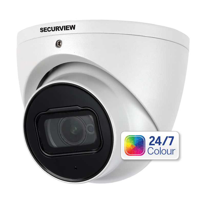 Securview Victory Series Professional Series 2.0MP 24/7 Colour Fixed HDCVI Turret VSCVI-2DFCG