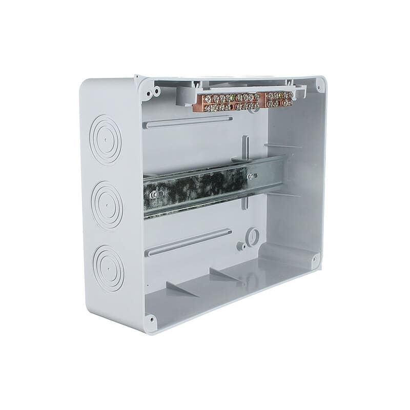NLS 30767 | 12 POLE SURFACE MOUNT WEATHERPROOF SWITCHBOARD IP65