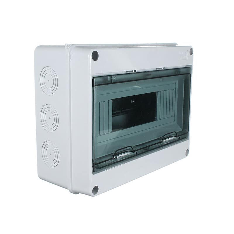 NLS 30767 | 12 POLE SURFACE MOUNT WEATHERPROOF SWITCHBOARD IP65