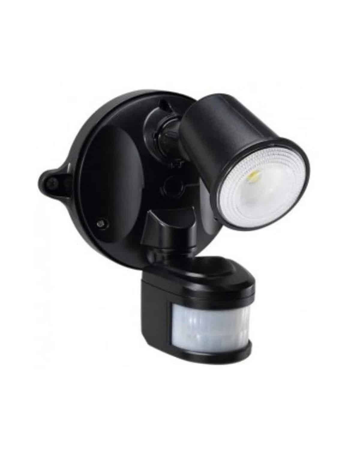 HOUSEWATCH SINGLE 10W LED 5000K BK SENSOR QUICK CONNECT BASE 1000 LUMENS 55-152