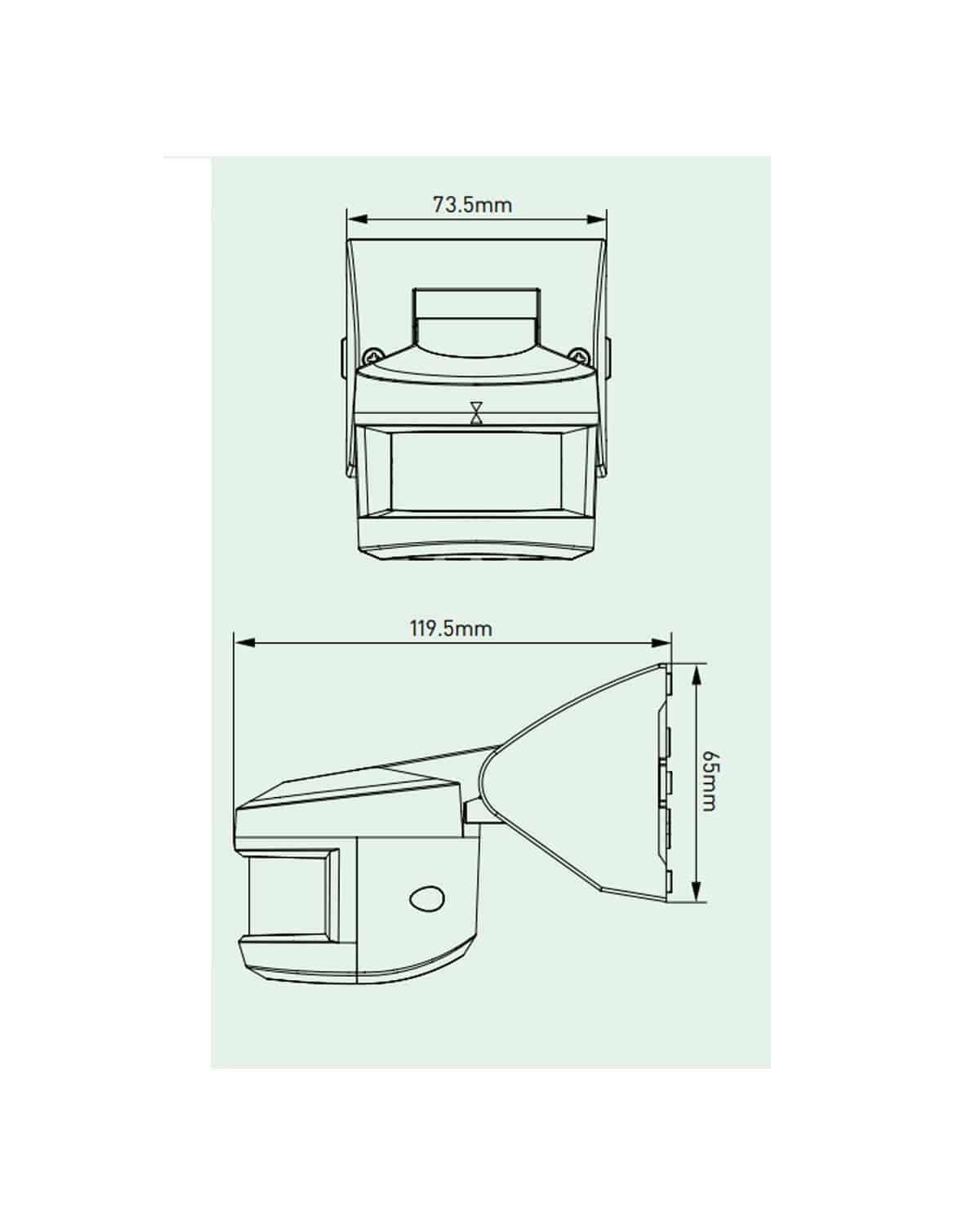 Housewatch 180? Stand Alone AC Infrared Motion Sensor 55-188