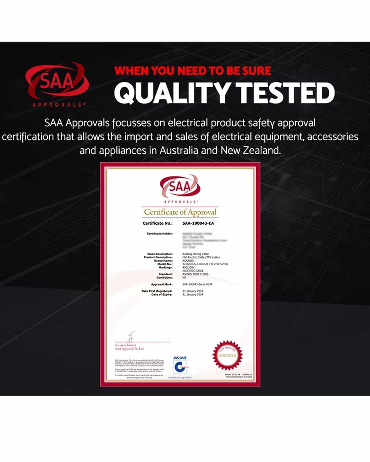 6MM TWIN SHEATH AUTOMOTIVE CABLE RED/BLK 30M ECA621-30 - Image 5