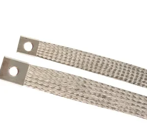 CABAC 100 Amp Cu Braid 300mm Long M10 Studs.CAB100A-300M10