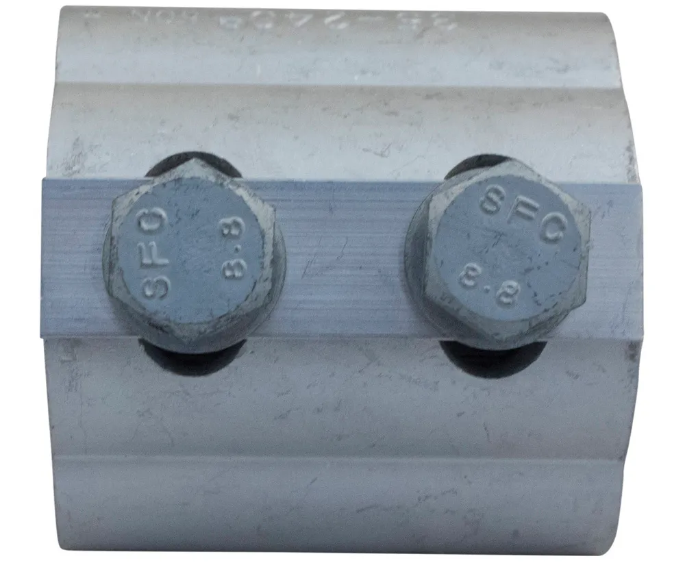 CABAC Al Parallel GrooveClamp 35/240 2xM10 ALPG35/240-2B