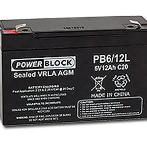 Power Block 6V 12Ah Battery T2 PB6/12-UNI