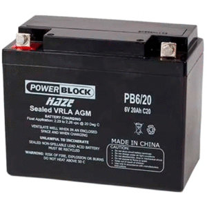 Power Block 6V 20Ah CF AGM (4-240) PB6/20-HZS