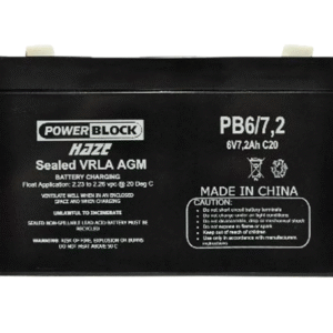 Power Block 6V 7.2Ah Battery T1 PB6/7.2-UNI
