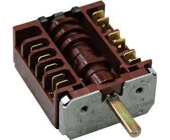 ROTARY SWITCH KIT 16A 240V OFF + 5 ON