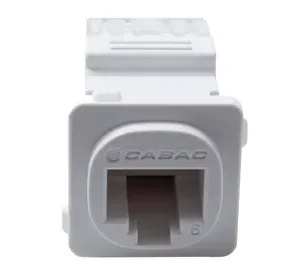 JACK CAT6 K/110 CLIPSAL STYLE WHITE