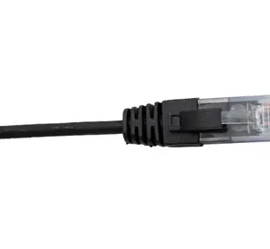 PATCH LEAD CAT6 28AWG BLACK 5m SLIM