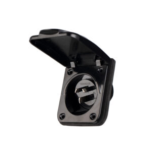 TRANSCO Caravan, Motorhome, RV 15 Amp Power Inlet Black IL15B