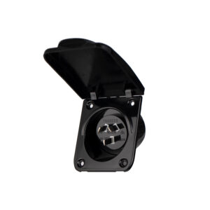 TRANSCO Caravan, Motorhome, RV 10 Amp Power Inlet Black IL10B