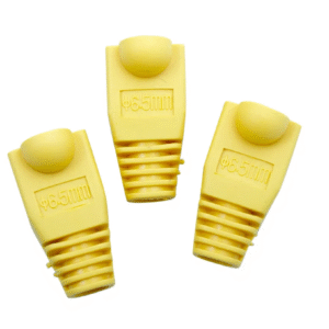 STRAIN RELIEF BOOT RJ45 YELLOW 10PK
