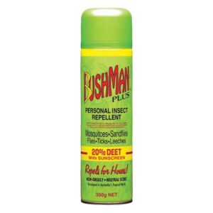 Bushman Plus Insect Repellent 20% DEET with Sunscreen 350g BSMBP350A