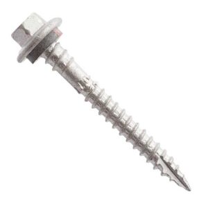 Screw, T17 12G x 50mm Hi-Grip Hex Head with Seal CL4 [100] BUI103091632TPC4